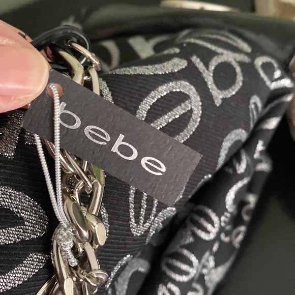 NWT BEBE SOHO LOGO TOTE - Picture 6 of 7